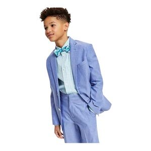 NWT Tommy Hilfiger Big Boys Stretch Oxford Jacket Size 14 Blue